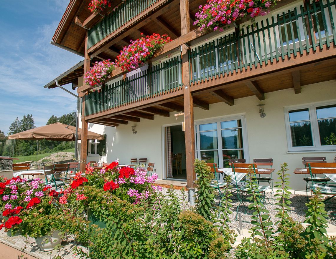Landhaus Mohr in Immenstadt Die Terrasse vom Landhaus Mohr