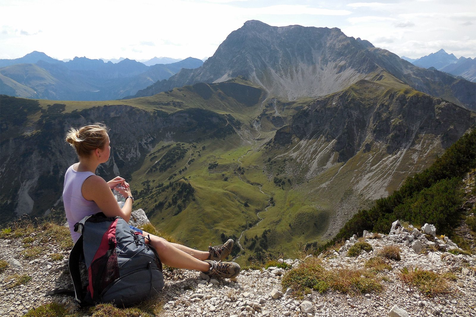 Wandern in den Alpen