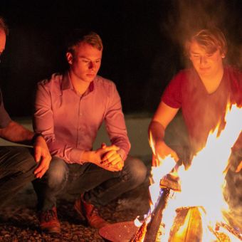Lagerfeuer im Landhaus Mohr