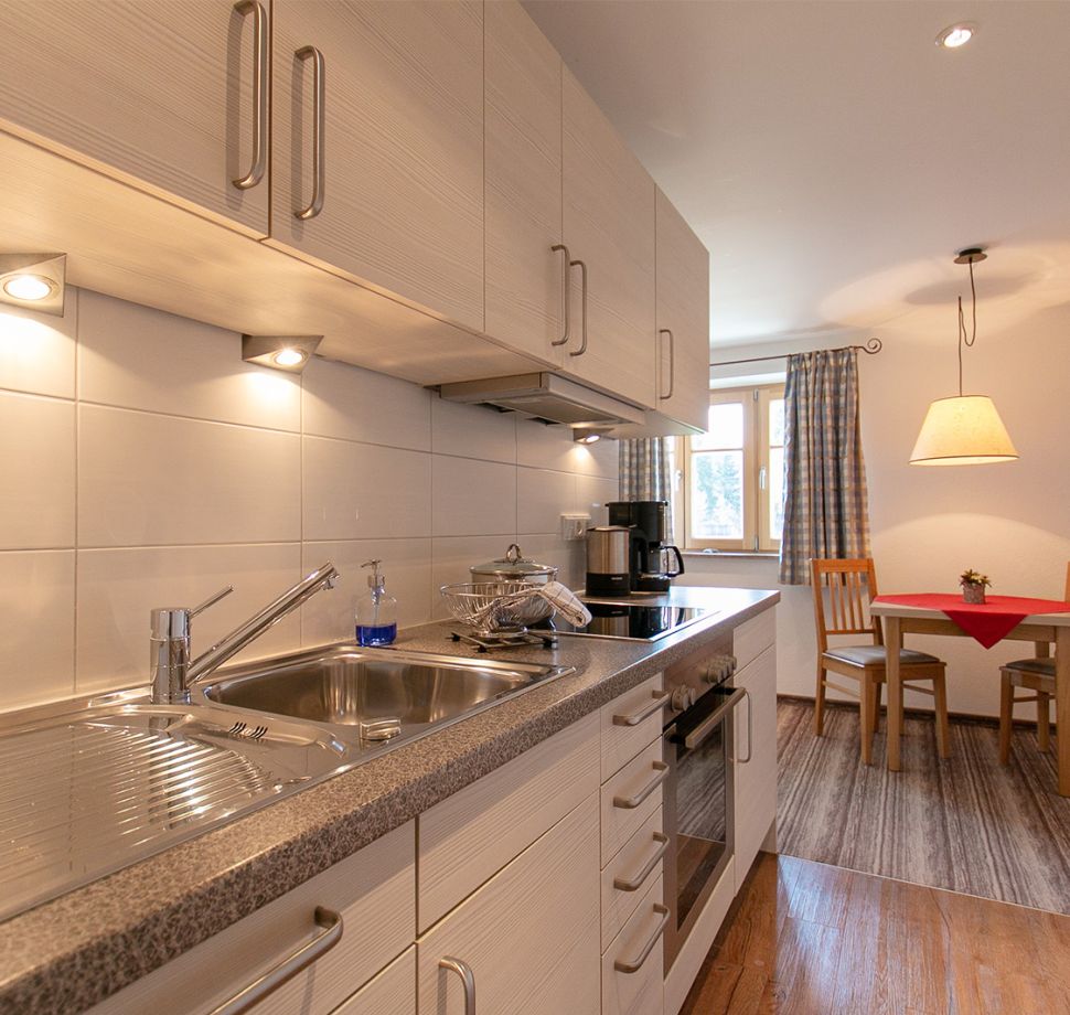 Ferienwohnung Musikantenstube, Landhaus Mohr Küche der Ferienwohnung Musikantenstube im Landhaus Mohr